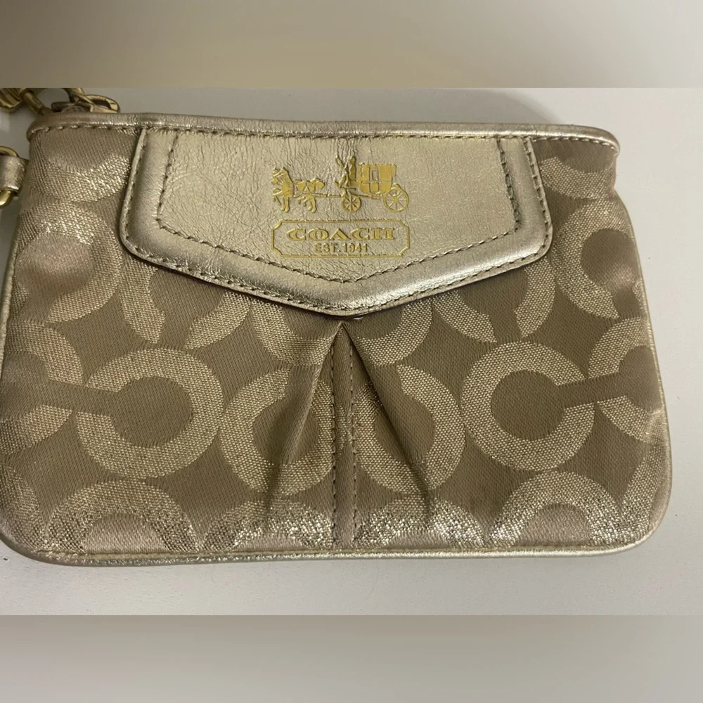 Coach chic wristlet